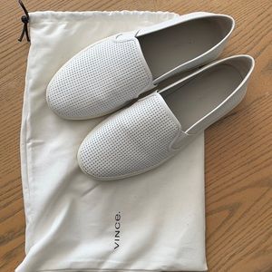 Women’s Vince White Slip Ons size 7